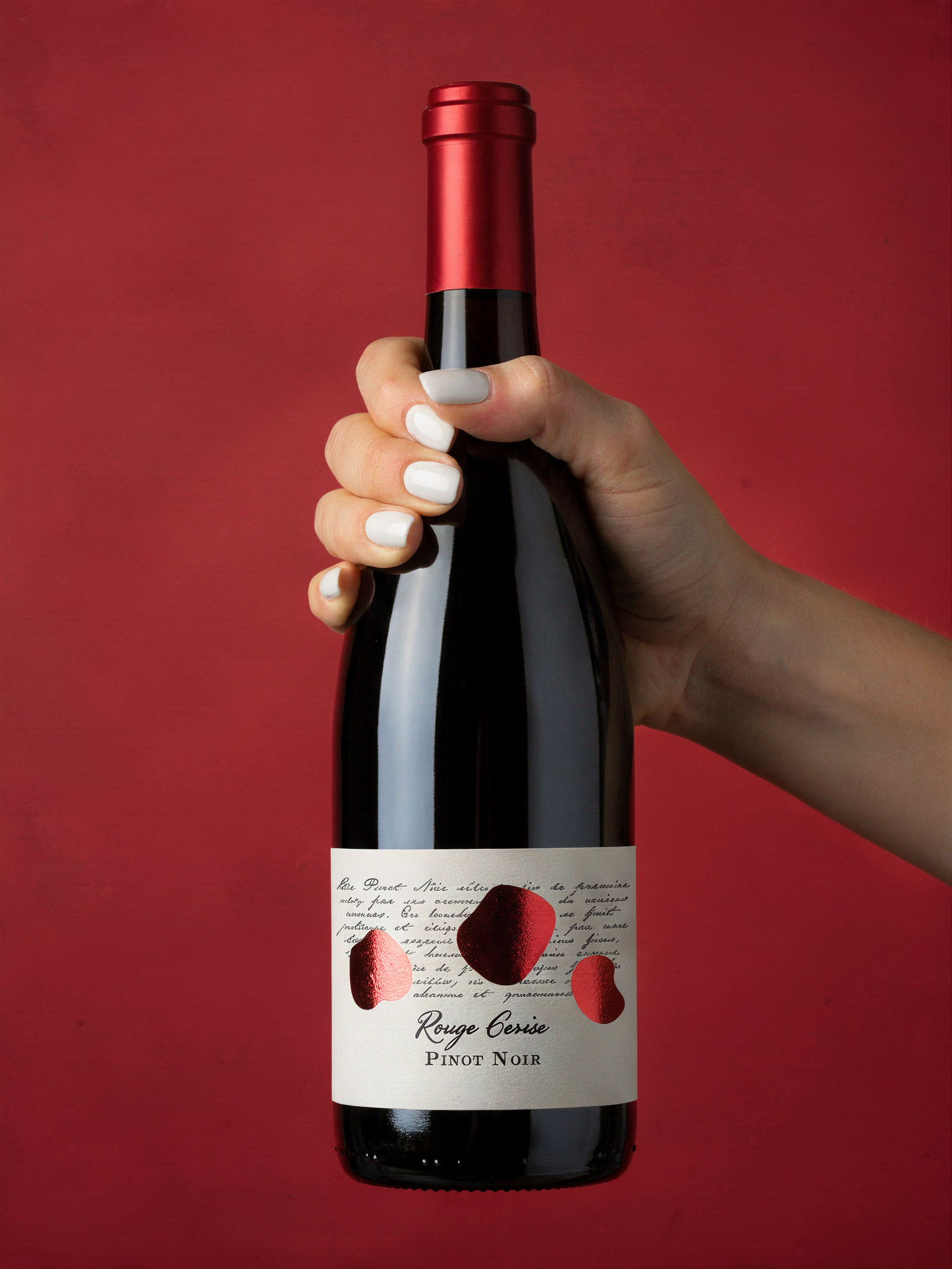 Domaine Rouge Cerise | Design étiquette