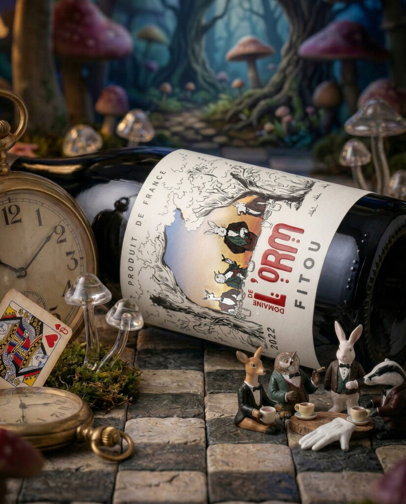 Design graphique vin Domaine de l'Orm